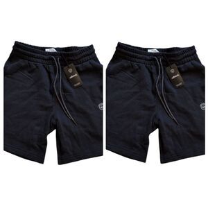 Lot Of 2 NWT Allbirds R&R Sweat Short Natural Black Size S